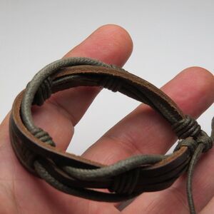 Leather Canvas Fashion Bracelet